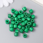 Бусины для творчества пластик цилиндр "Морской зелёный" набор 20 гр 0,6х0,6х0,5 см - фото 6818953