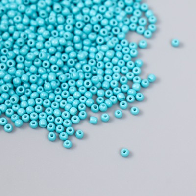 Бисер стекло 12/0 «Тёмно-бирюзовый», 15 г