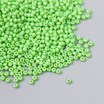 Бисер стекло 12/0 «Зелёная мята», 15 г