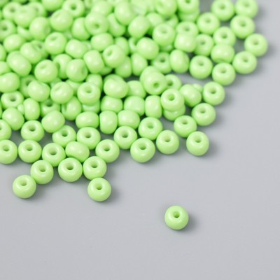 Бисер стекло 6/0 «Фисташковый», 15 г