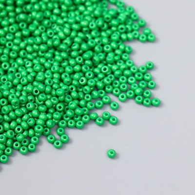 Бисер стекло 12/0 «Лесной зелёный», 15 г