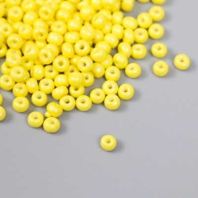 Бисер стекло 6/0 «Лимон», 15 г