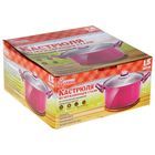 Кастрюля с крышкой Доляна «Элит» 1,5 л, d=17,5 см, цвет бежевый - Фото 3