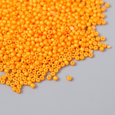 Бисер стекло 12/0 «Морковный», 15 г