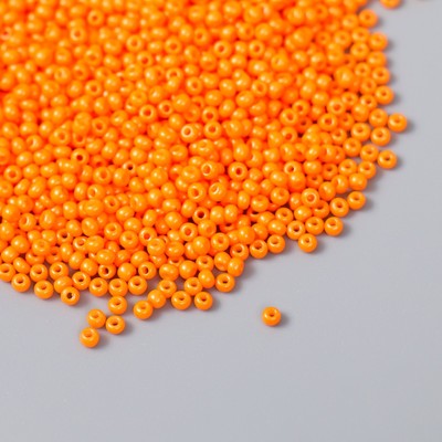 Бисер стекло 12/0 «Тыквенный», 15 г