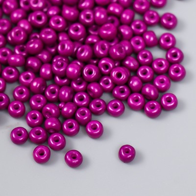 Бисер стекло 6/0 «Королевский фиолетовый», 15 г