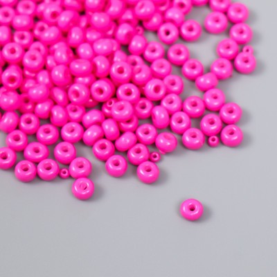 Бисер стекло 6/0 «Маджента», 15 г