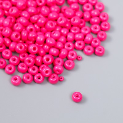 Бисер стекло 6/0 «Кукольный розовый», 15 г