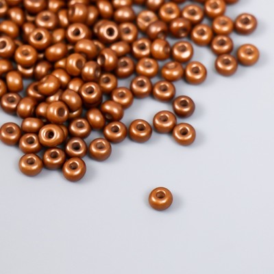 Бисер стекло 6/0 «Бронзовый», 15 г