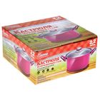 Кастрюля с крышкой Доляна «Элит» 2,2 л, d=19 см, цвет бежевый - Фото 3