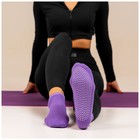 Носки для йоги Sangh, р. 36-39, цвет фиолетовый - фото 3891672