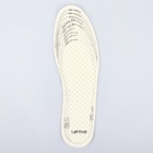 Стельки для обуви, универсальные, двухслойные, дышащие, р-р RU до 47 (р-р Пр-ля до 47), 29,5 см, пара, цвет белый - Фото 8