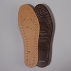 Стельки для обуви, универсальные, антибактериальные, влаговпитывающие, р-р RU до 46 (р-р Пр-ля до 47), 29 см, пара, цвет бежевый - фото 8173939
