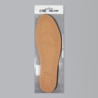 Стельки для обуви, универсальные, антибактериальные, влаговпитывающие, р-р RU до 46 (р-р Пр-ля до 47), 29 см, пара, цвет бежевый - фото 8562191