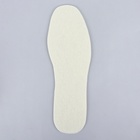 Стельки для обуви, утеплённые, универсальные, р-р RU до 43 (р-р Пр-ля до 45), 27,5 см, пара, цвет белый - Фото 6