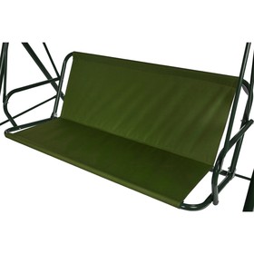 Усиленное тканевое сиденье для садовых качелей 120x50/44 см, оксфорд 600, олива