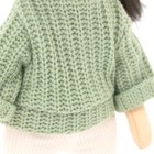 Мягкая кукла Lilu «В зеленом свитере», 32 см, серия: Весна - Фото 8