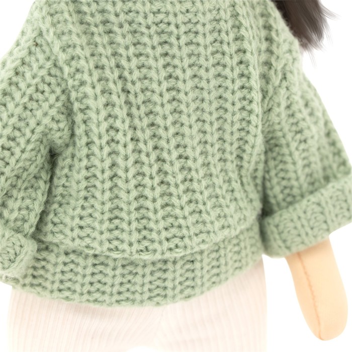 Мягкая кукла Lilu «В зеленом свитере», 32 см, серия: Весна - фото 1906189091