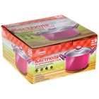 Кастрюля с крышкой»Элит», 2,9 л, d=21,5 см, цвет зелёный - Фото 3