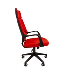 Кресло офисное "Chairman" 525 ткань, красное - Фото 3