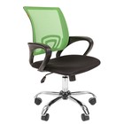 Кресло офисное "Chairman" 696 TW хром, светло-зеленое - Фото 1