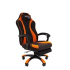 Кресло игровое "Chairman game" 35 ткань, черно-оранжевое - Фото 2