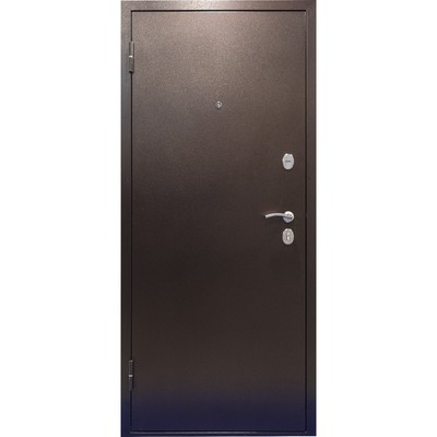 Дверь входная "Титан" металл/металл антик медь 2066х960 (левая)