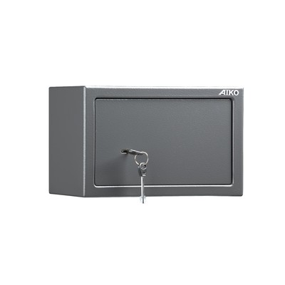 Сейф мебельный ключевой AIKO Т – 200 KL, 310×200×200 мм, цвет серый