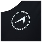 Купальник слитный ONLYTOP, спортивный, р. 48, цвет чёрный - фото 6097444
