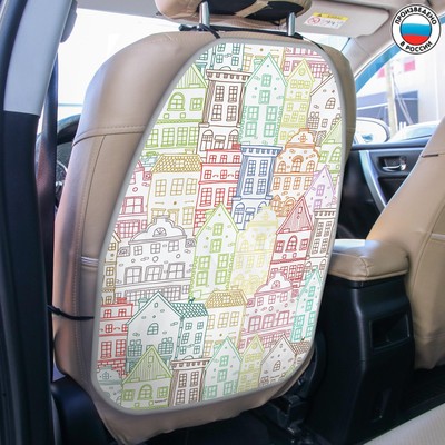 Незапинайка - защитная накидка на сиденье автомобиля «Город», 61×46 см