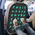 Незапинайка - защитная накидка на сиденье автомобиля «Алфавит, изучаем животных», 67×47.5 см - Фото 2
