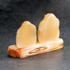 Сувенир  " Воробьи парочка", селенит - фото 24199557