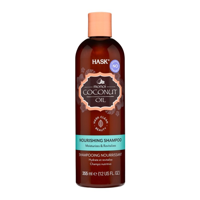 Шампунь для волос Hask «Питательный», с кокосовым маслом, 355 мл - Фото 1