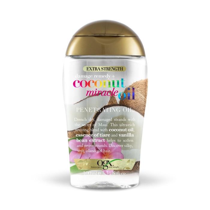 Масло для волос Ogx «Восстанавливающее», кокосовое, 100 мл - Фото 1
