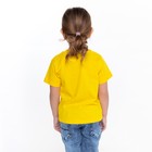 Футболка для девочки, цвет жёлтый, рост 104-110 см - фото 54743458