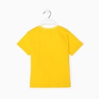 Футболка для девочки, цвет жёлтый, рост 104-110 см - фото 54743461