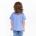 Футболка для девочки, цвет голубой, рост 104-110 см - фото 54743464