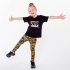 Футболка для девочки, цвет чёрный, рост 128-134 см 9507097