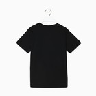 Футболка для девочки, цвет чёрный, рост 128-134 см 9507097