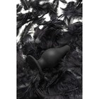 Анальная втулка Erotist Spade M, сайлекспан, цвет чёрный, 10 см - Фото 3