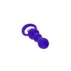 Анальная втулка ToDo by Toyfa Curvy, силикон, фиолетовая, 14 см, Ø 3,2 см - Фото 4