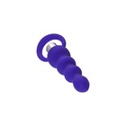 Анальная втулка ToDo by Toyfa Twisty, силикон, фиолетовая, 14 см, Ø 3,2 см - Фото 3