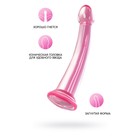 Нереалистичный фаллоимитатор Jelly Dildo L Toyfa Basic, TPE, розовый, 20 см - Фото 1