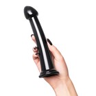 Нереалистичный фаллоимитатор Jelly Dildo M Toyfa Basic, TPE, цвет чёрный, 18 см - Фото 5