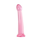 Нереалистичный фаллоимитатор Jelly Dildo XL Toyfa Basic, TPE, Розовый, 22 см - Фото 2