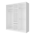 Шкаф - купе «Лофт», 2100×620×2300 мм, цвет белый гладкий/дуб эльза  (артикул 9504066)  большой выбор товаров оптом и в розницу по низким ценам с доставкой