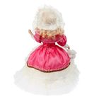 Кукла коллекционная зонтик "Барышня в бело-красном платье" музыкальная, 40 см - Фото 4