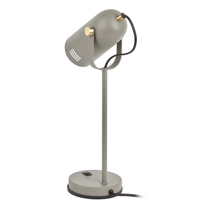 Настольная лампа N-117-Е27-40W-GY серый (12/48) - фото 1926614192