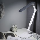 Настольный светильник NLED-497-12W-W на струбцине и с основанием белый - фото 4297999