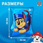 Нарукавники детские для плавания 20×16 см, Щенячий патруль, цвет голубой - фото 3601003
